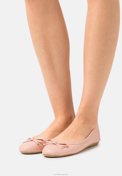 naiset 2 kpl balettipumppuja kulta/vaaleanpunainen Anna Field V2HT2096