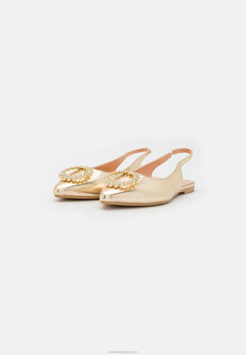 naiset slingback balettipumput kultaa Anna Field V2HT2185