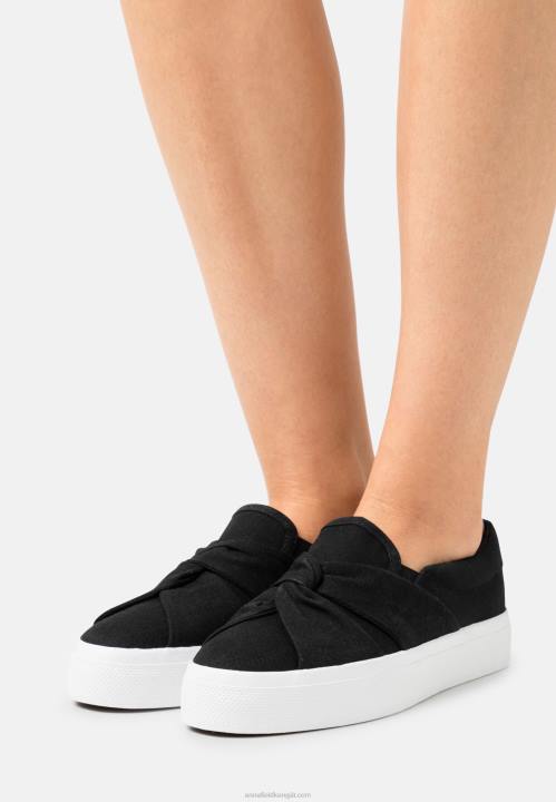 naiset slip-ons mustat Anna Field V2HT1179