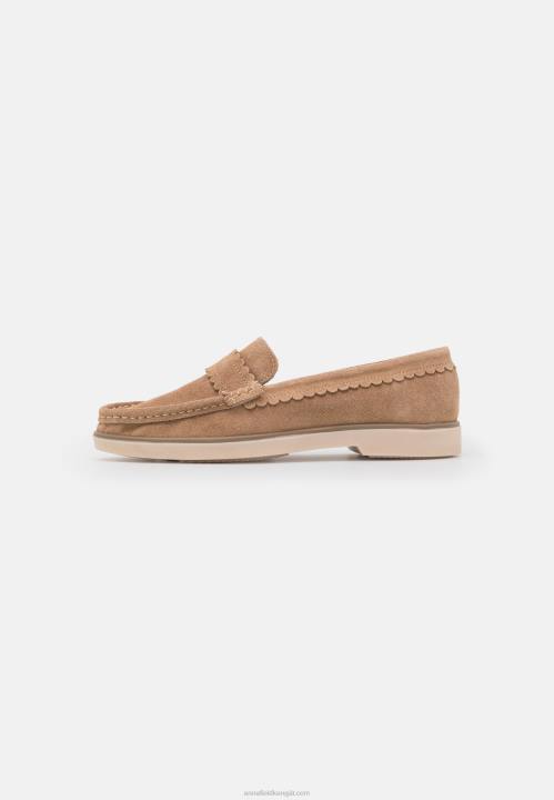 naiset nahkaiset slip-ons beige Anna Field V2HT1796