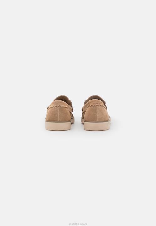 naiset nahkaiset slip-ons beige Anna Field V2HT1796