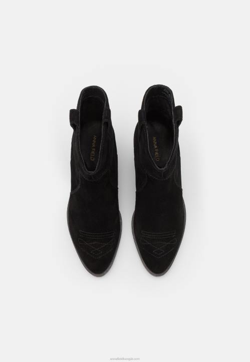 naiset nahkainen cowboy/biker-nilkkurit musta Anna Field V2HT2050