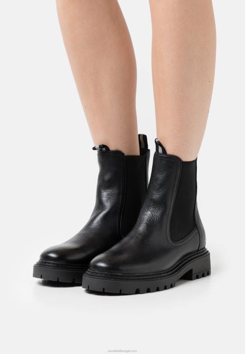 naiset nahkaiset klassiset nilkkurit mustat Anna Field V2HT1971