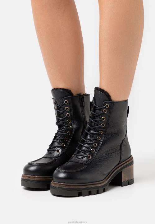 naiset nahkaiset talvisaappaat talvisaappaat mustat Anna Field V2HT2036