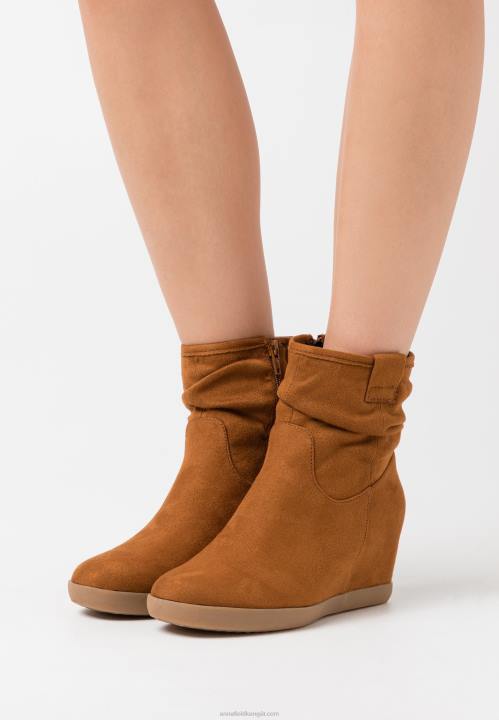 naiset talvisaappaat kiila nilkkurit konjakki Anna Field V2HT2064