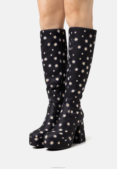 naiset alustasaappaat mustat Anna Field V2HT2250