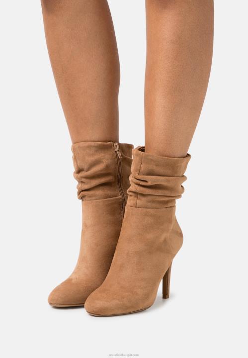 naiset korkeakorkoiset nilkkurit konjakkia Anna Field V2HT2256