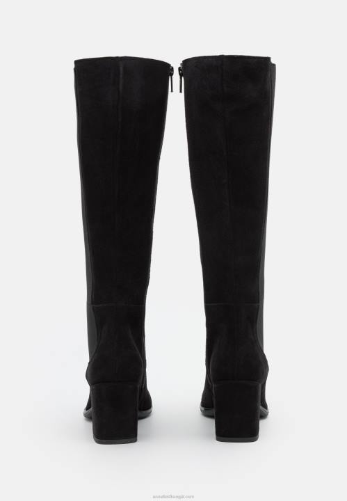 naiset mustat nahkasaappaat Anna Field V2HT2200