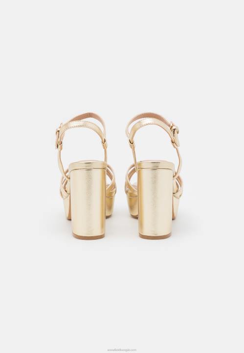 naiset kultaiset alustasandaalit Anna Field V2HT1588