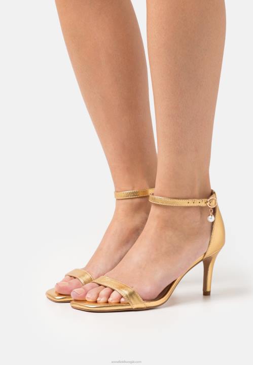 naiset kultaiset nahkasandaalit Anna Field V2HT1409