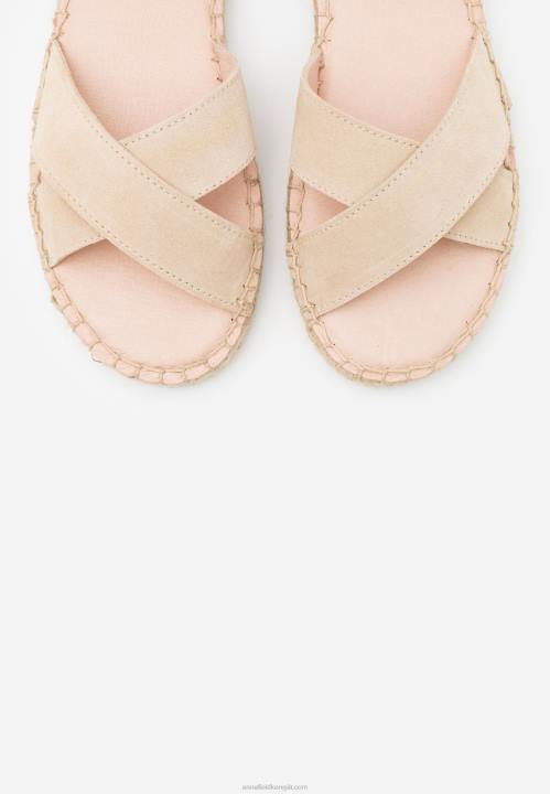 naiset nahkaiset alustasandaalit beige Anna Field V2HT1576