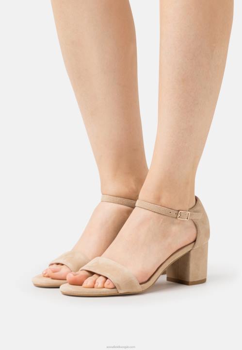 naiset nahkaiset sandaalit beige Anna Field V2HT1355