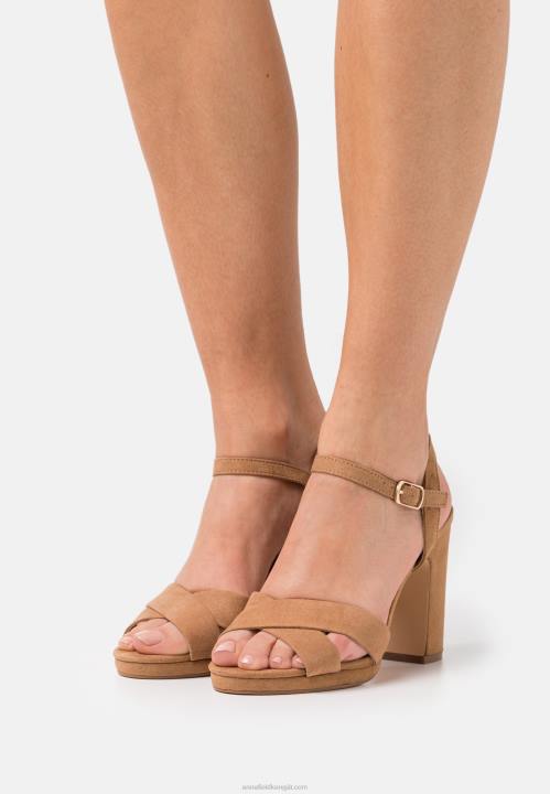 naiset sandaalit konjakki Anna Field V2HT1286