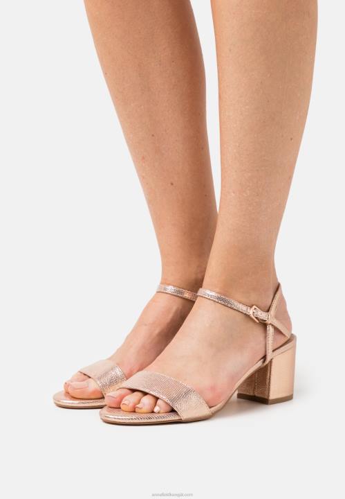 naiset sandaalit vaaleanpunaiset kullanväriset Anna Field V2HT1254