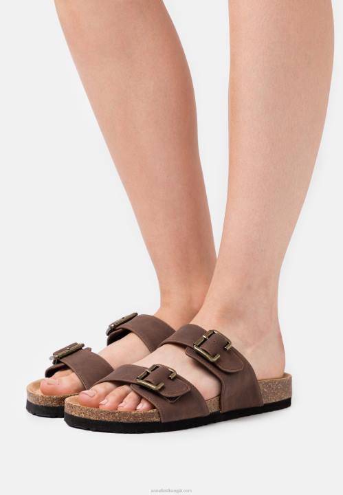 naiset tossut tummanruskeat Anna Field V2HT1876