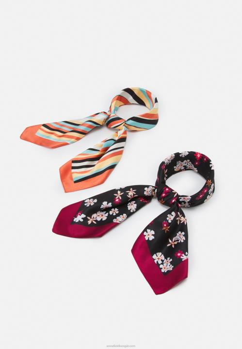 naiset 2 kpl huivi monivärinen/musta Anna Field V2HT2712