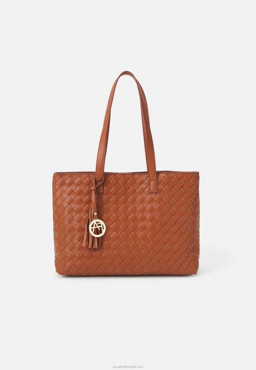 naiset käsilaukku konjakki Anna Field V2HT2346