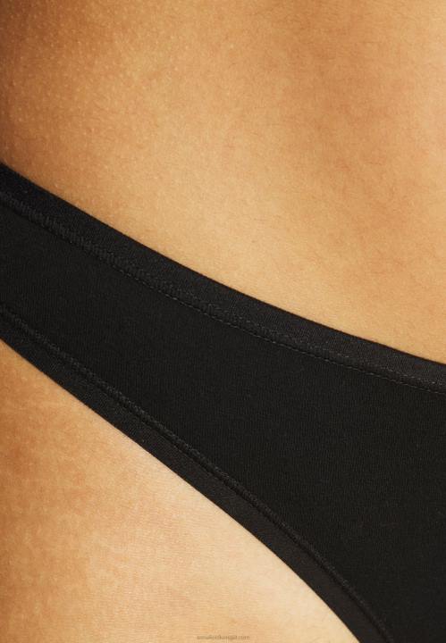 naiset 10 kpl mustat stringit Anna Field V2HT982