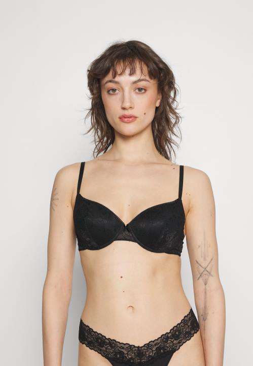 naiset 2 kpl kaareliivit musta/vaaleanpunainen Anna Field V2HT941