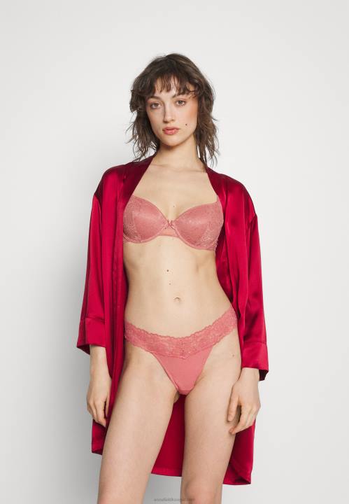 naiset 5 kpl stringit pinkki/musta Anna Field V2HT980