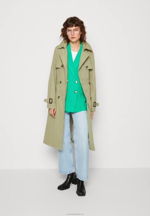 naiset lyhyt takki vihreä Anna Field V2HT718