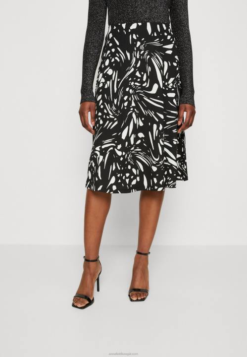 naiset a-linjainen hame musta/valkoinen Anna Field V2HT788