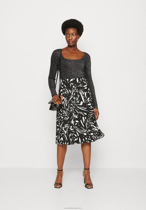 naiset a-linjainen hame musta/valkoinen Anna Field V2HT788