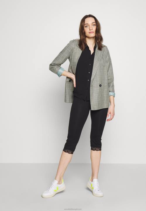 naiset capri leggingsit pitsi leggingsit housut musta Anna Field V2HT655