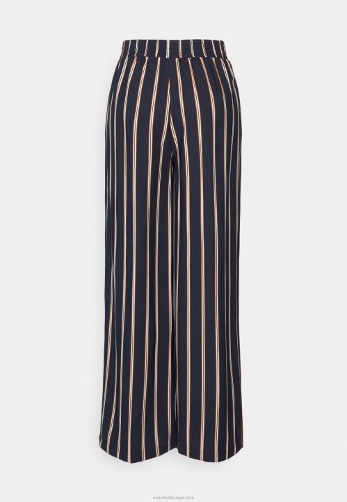 naiset housut tummansiniset/ruskeat/valkoiset Anna Field V2HT636