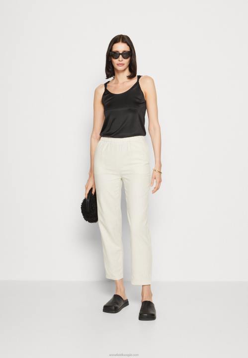 naiset pellavasekoitushousut beige Anna Field V2HT604