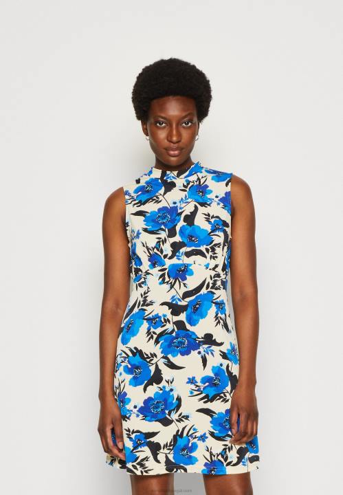 naiset jersey-mekko luonnonvalkoinen/sininen Anna Field V2HT166