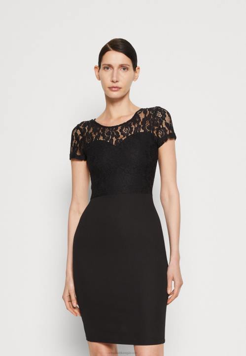 naiset jersey mekko musta Anna Field V2HT58