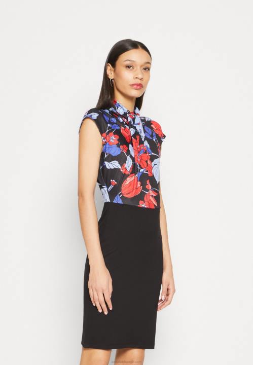 naiset jersey-mekko musta/punainen/sininen Anna Field V2HT184