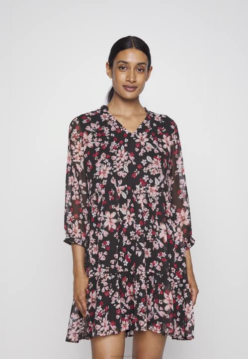 naiset päivämekko pinkki/musta/monivärinen Anna Field V2HT31