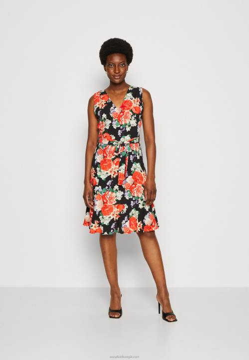 naiset päiväpuku musta/punainen Anna Field V2HT17