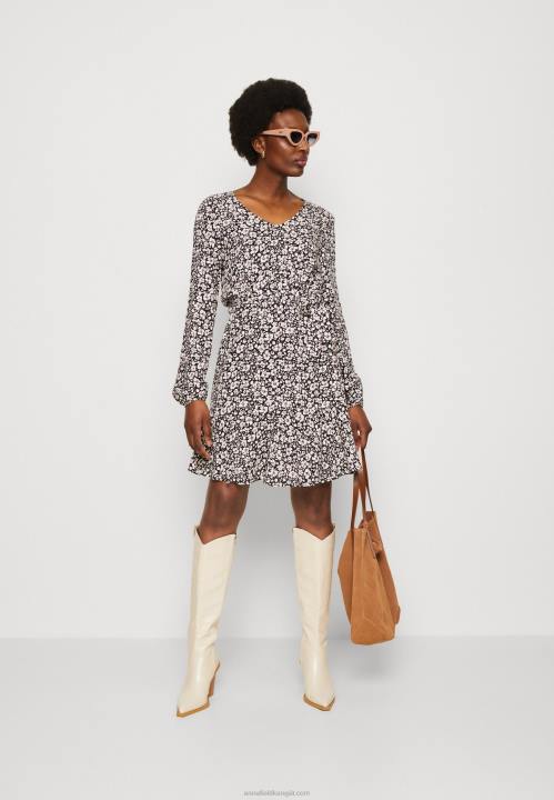 naiset päiväpuku musta/valkoinen Anna Field V2HT25