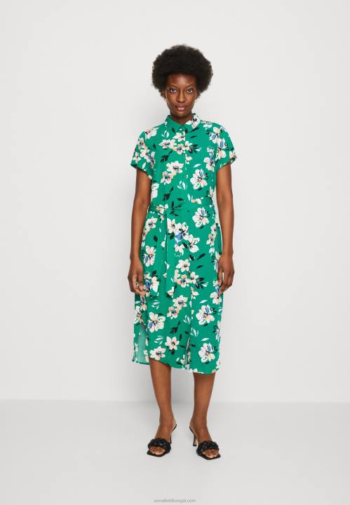 naiset paitamekko vihreä/vaaleanpunainen Anna Field V2HT89