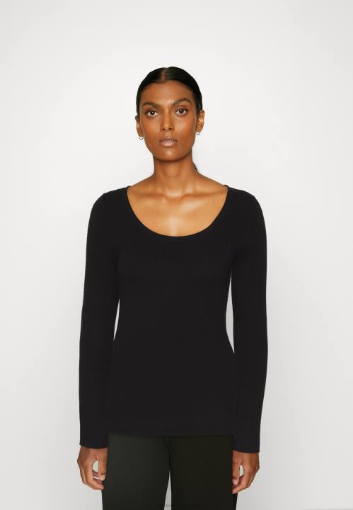 naiset napin yksityiskohta jumpperi musta Anna Field V2HT848