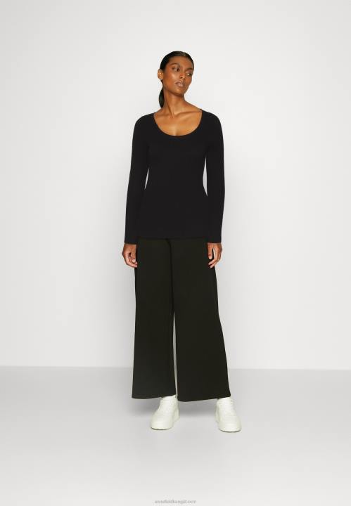 naiset napin yksityiskohta jumpperi musta Anna Field V2HT848