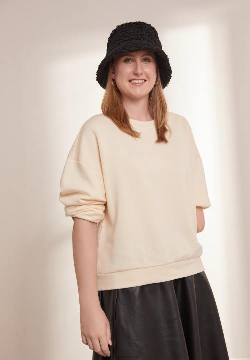 naiset collegepaita beige Anna Field V2HT758