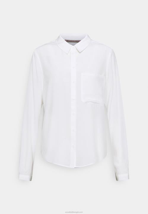 naiset peruspusero, jossa taskunapit, luonnonvalkoinen pusero Anna Field V2HT668