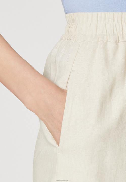 naiset pellavasekoitusshortsit beige Anna Field V2HT857