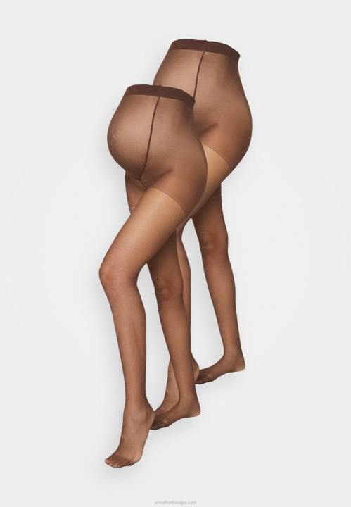 naiset 20 den 2kpl sukkahousut tummanruskeat Anna Field V2HT1100