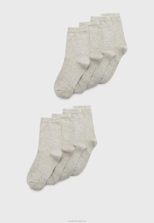 naiset 8 kpl harmaita sukkia Anna Field V2HT1141