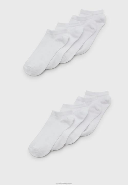 naiset 8 kpl valkoisia sukkia Anna Field V2HT1117