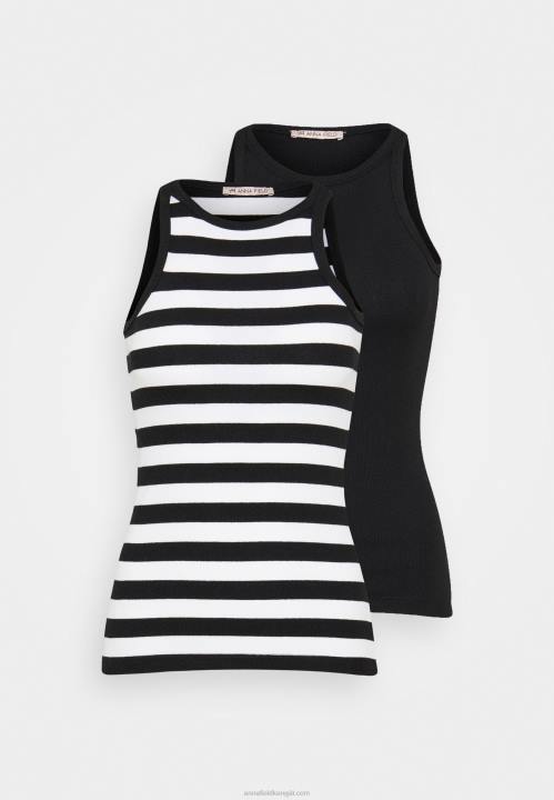 naiset 2 kpl musta toppi Anna Field V2HT383