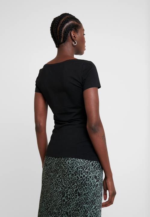 naiset 2 kpl perus t-paita, musta Anna Field V2HT318