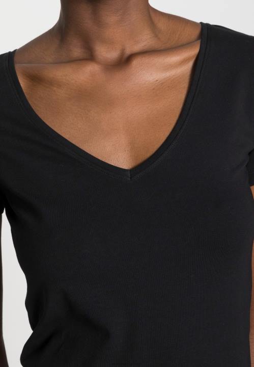 naiset 2 kpl perus t-paita, musta Anna Field V2HT354