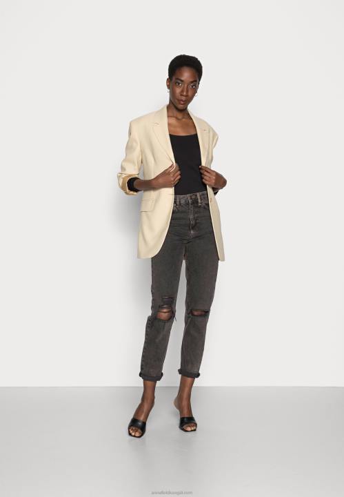 naiset 2 kpl pitkähihainen toppi musta/musta Anna Field V2HT524