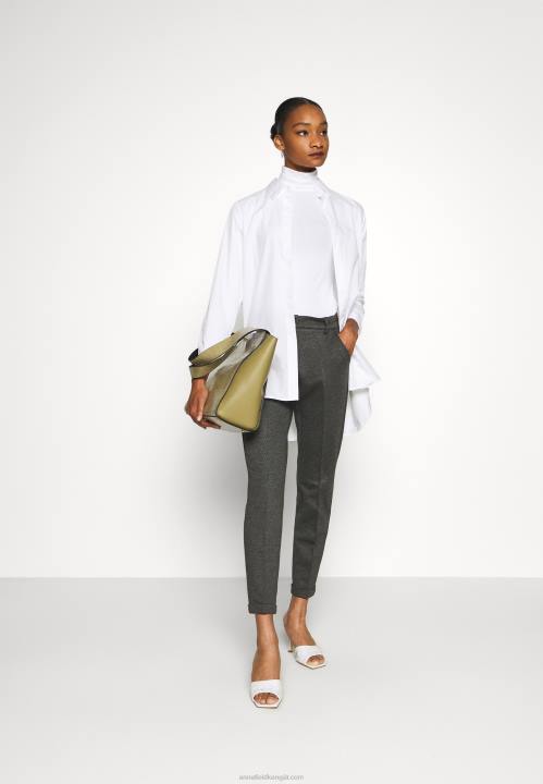 naiset 2 kpl pitkähihainen toppi musta/valkoinen Anna Field V2HT551